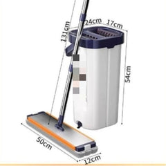 Mop and Bucket Set (2-in-1 : wet & dry)