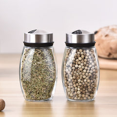 6 Pcs Rotating Seasoning Bottle Set
