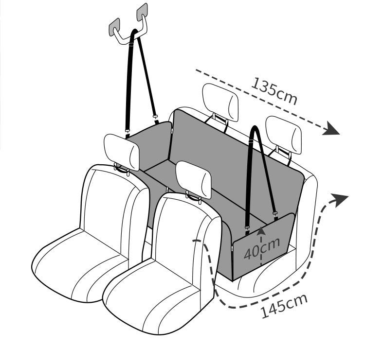 Dog Car Seat Cover Waterproof